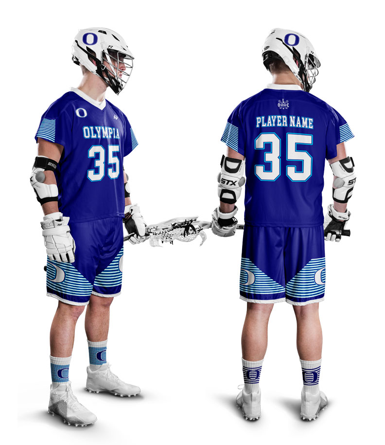 Custom Lacrosse Uniforms, Sample Design B