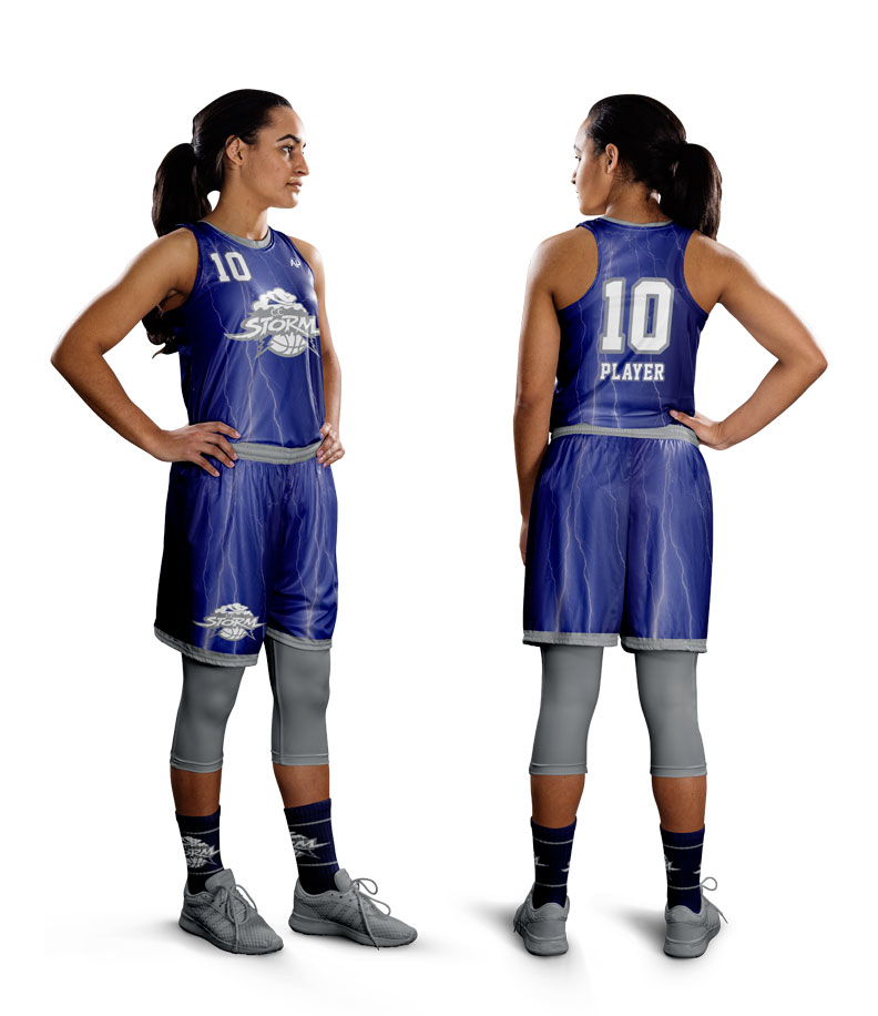 Custom Womens Basketball Uniforms Sample Design D All Pro Team Sports 